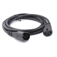 Шнур сетевой (кабель питания) межблочный IEC C14 - C13, 1.5 м, 250V 10A (PA-15)