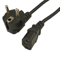 Шнур сетевой (кабель питания) IEC C13, 1.5 м, 250V 10A (PA-17)