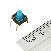 Кнопка тактовая (№12) 6х6мм. 0.05А, 12В (микрик, микропереключатель)