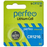 Батарейка 2032 3 V  Вольт литиевая Perfeo Lithium Cell элемент питания