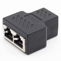 Делитель,сплитер LAN 1 на 2 выхода RJ-45 - RJ-45