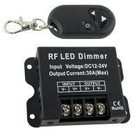 Диммер,dimmer 12-24 Вольт DC 30А дистанционный для регулировки светодиодного освещения , оборотов вентилятора