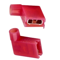 Набор клемм №3  ножевых мама, изолированные  6.3 мм синий ,красный ,угловые ,160 штук 0.5-1.5 мм кв.