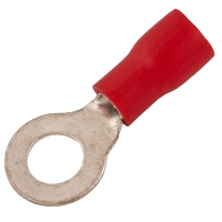 НКИ 1.5-5, Наконечник кольцевой изолированный красный 0.25-1.5 мм кв. (Клемма №81)