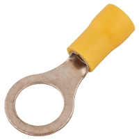 НКИ 6.0-10, Наконечник кольцевой изолированный желтый 2,5-6.0 мм кв.(Клемма №80)