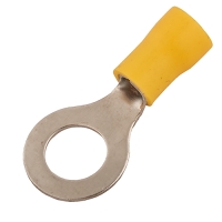 НКИ 6.0-8, Наконечник кольцевой изолированный желтый 2,5-6.0 мм кв. (Клемма №84)