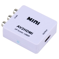 Конвертер , переходник 3 RCA (тюльпан ) AV на HDMI  активный