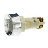 Лампа индикаторная ,сигнальная 220V, Ø12 мм. (белая)