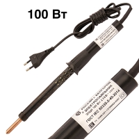 Паяльник 100 Ватт пластиковая ручка ЭПЦН 100Вт /230-УХЛ4 медное жало  "Слюдянная Фабрика" г.Белгород