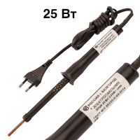 Паяльник 25 Ватт пластиковая ручка ЭПЦН 25Вт /230-УХЛ4 медное жало  "Слюдянная Фабрика" г.Белгород