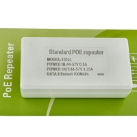 Standart PoE repeator удлинитель, расширитель портов ,сплитер 1 на 2 для видеонаблюдения IP