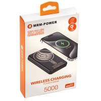 Повербанк, 5000 мАч  Power Bank с беспроводной магнитной зарядкой MRM