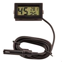 Термометр-гигрометр с выносным датчиком ,с влажностью от 10% до до 99% и температурой от -50 ~ + 70 °C.