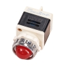 Лампа индикаторная,сигнальная AD11-25/40-1G 220V, D 25мм  красная