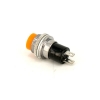 Кнопка (K49) OFF - (ON) 250V AC, 2A, без фиксации, на замыкание, Ø10х28 мм.
