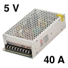 5V-40A-200W Блок питания импульсный адаптер,источник питания для LED мониторов S-200-5