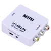 Конвертер , переходник c  HDMI на 3 RCA (тюльпан ) AV   активный