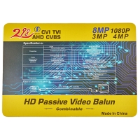 Видео балун,video balun , трансмитер для передачи видеосигнала по витой паре UTP